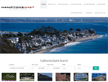 Tablet Screenshot of hamptonswestinternational.com
